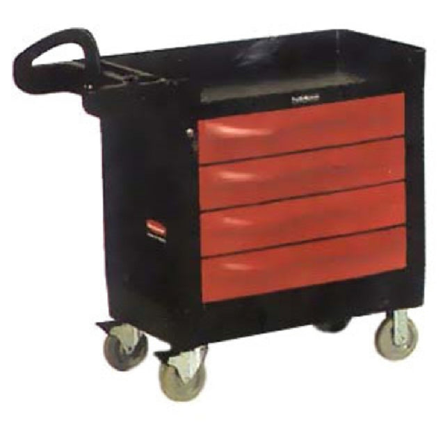 Rubbermaid FG451388BLA - TradeMaster™ Cart, 16" X 30" Drawer Size, 4-drawer