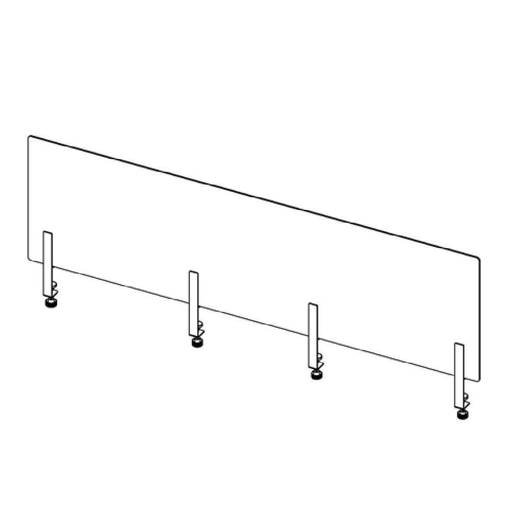 Bauscher Hepp VE-66077 - Venta® Sneeze Guard Front Shield, Vertical, S_45