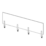 Bauscher Hepp VE-66077 - Venta® Sneeze Guard Front Shield, Vertical, S_45