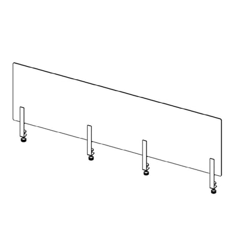 Bauscher Hepp VE-66077 - Venta® Sneeze Guard Front Shield, Vertical, S_45