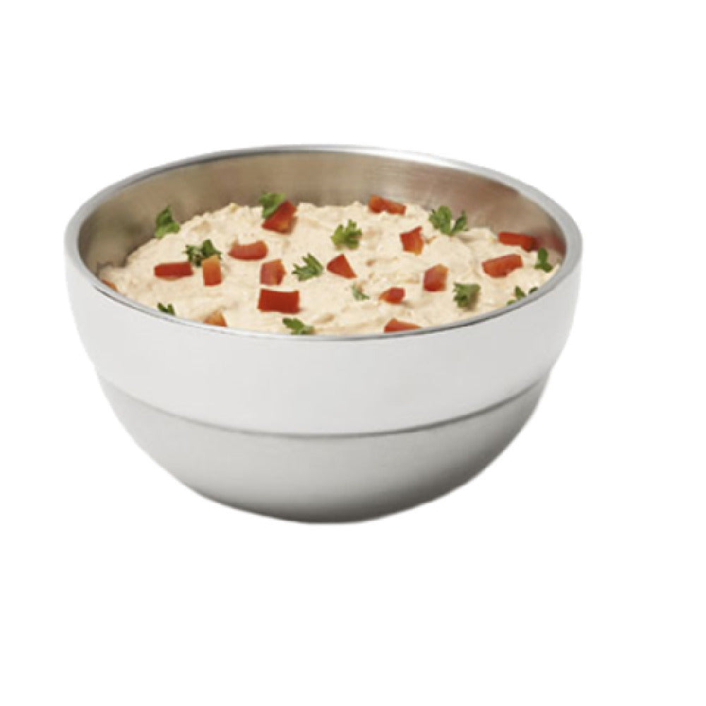 Vollrath 46665 Double Wall Round Bowl .75 Quart Stainless Steel