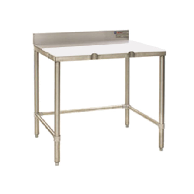 Eagle TB3060S Trimming Table 60"W X 30"D X 38"H 4"H Removable Stainless Steel Backsplash