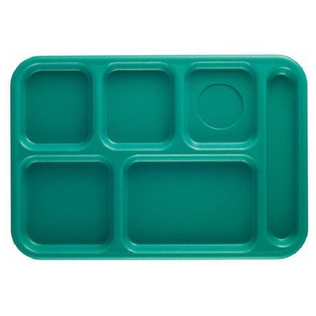 Cambro BCT1014414 Budget School Tray 6-compartment 10" X 14-1/2"