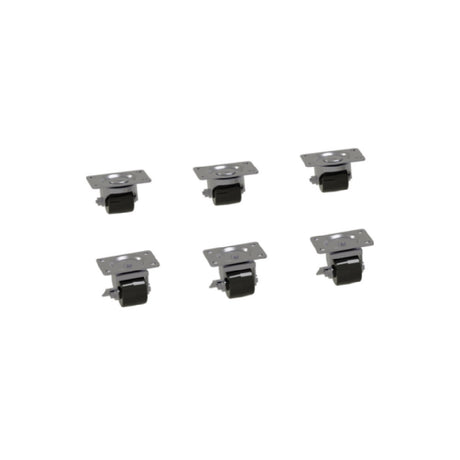 Glastender C-6X2-7/8 Casters 2-7/8" (set Of Six)