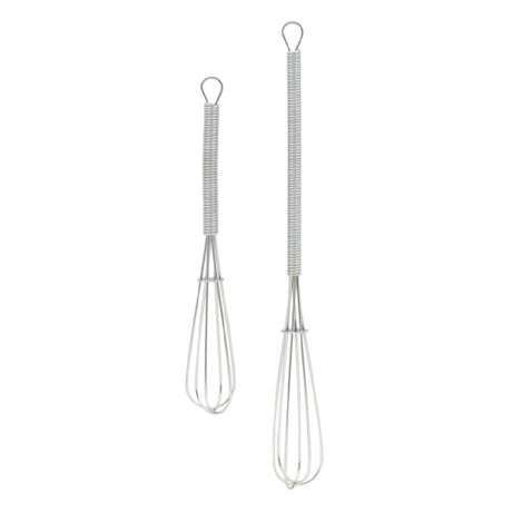 Harold Import Co. 43168 Mrs. Anderson's Baking® Mini Whisk Set Includes (1) 7" X 3/4" X 3/4" Whisk & (1) 5" X 7/8" X 7/8" Whisk