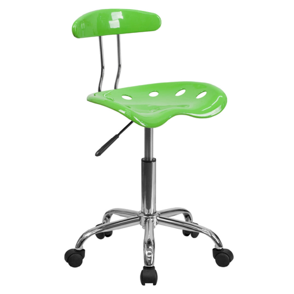 Flash Furniture LF-214-APPLEGREEN-GG Vibrant Swivel Task Chair 29-1/4" To 34-3/4" Adjustable Height