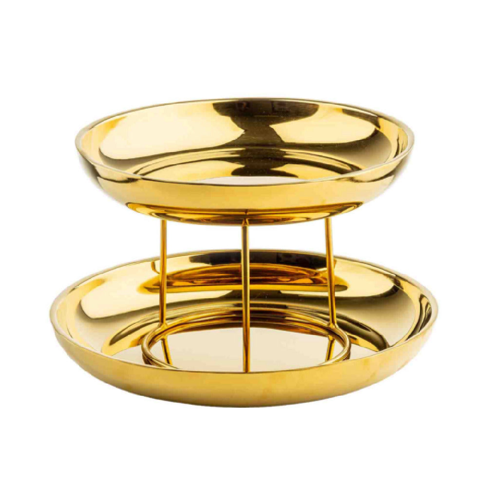 TableCraft Products 13450 - Two-Tiered Seafood Tower, 14-1/4"W X 14-1/4"D X 8-3/4"H