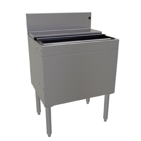 Glastender IBA-24-CP10-ED Extra Deep Underbar Ice Bin With 10-circuit Cold Plate