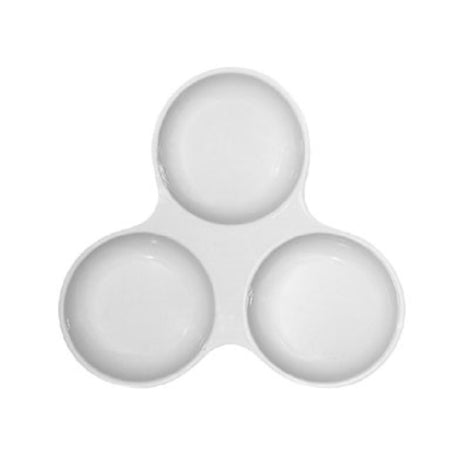 Bauscher Hepp 466203 - Relation Today Cruet/Sugar Bowl, (3) 1 Oz. Compartments, 6-3/8"W X 1-1/8"H