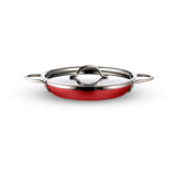 Bon Chef 71306-CF2-R - Country French X Saute Pan/Skillet, 3 Qt. 4 Oz., 11-3/4" Dia. X 2-3/8"H
