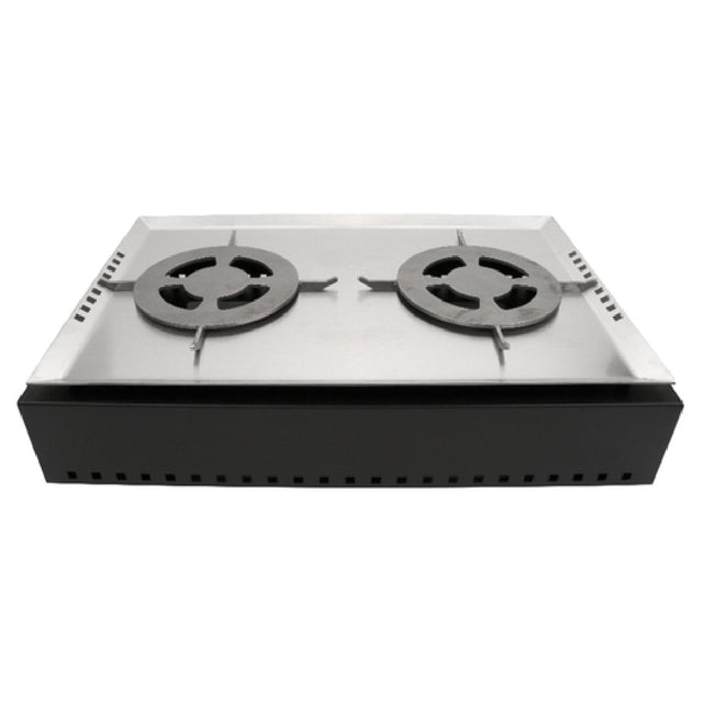 GET Enterprises ST11702013K Strata Buffet Serving System Kit Includes: (1) 23-1/2" X 15-1/2" X 3/4" Rectangular Stainless Steel Warmer Top With Double Grates (ST11702013) (1)