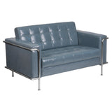 Flash Furniture ZB-LESLEY-8090-LS-GY-GG Hercules Lesley Series Loveseat 59"W X 33"D X 32-1/4"H