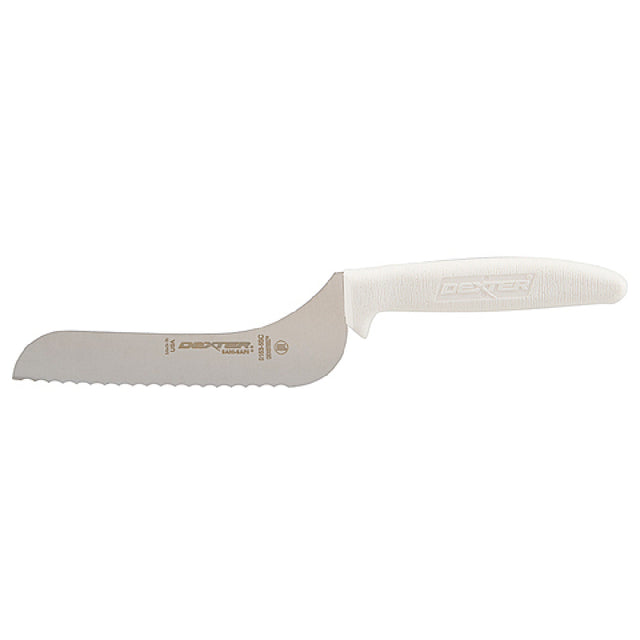 Franklin Machine Products 137-1545 Sani-Safe® Scalloped Offset Slicer By Dexter® 7" High Carbon Steel