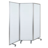 Flash Furniture BR-PTT001-3-M-60183-GG Whiteboard Partition 71"W X 13.875"D X 72-1/8"H