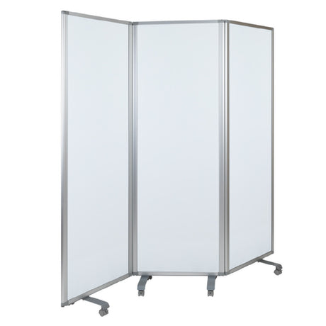 Flash Furniture BR-PTT001-3-M-60183-GG Whiteboard Partition 71"W X 13.875"D X 72-1/8"H