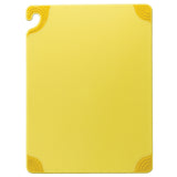 San Jamar CBG152012YL Saf-T-Grip® Cutting Board 15" X 20" X 1/2" Anti-slip Grip Corners