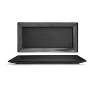 FOH DDP004BKP21 Spiral® Plate 14" X 7" Rectangle