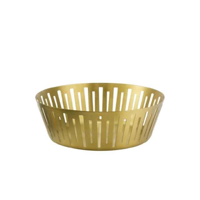 Service Ideas DB-63VG Bread Basket 12" Dia. X 4"H Round