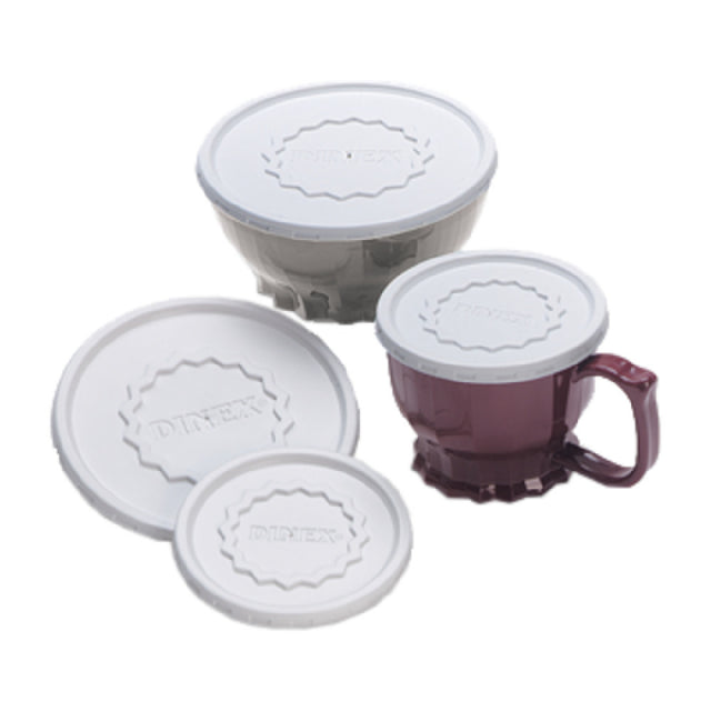 Dinex DX9000B7000 Disposable Lid For High-temp Tropez® 8 Oz. Cup & 5 Oz. Bowl (1000 Each Per Case) (9000B/7000)