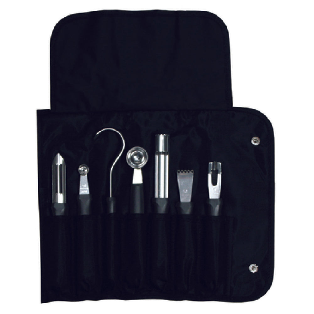 Dexter Russell 20207 Dexter-Russell® (CC77) Garnishing Tools Set 7 Piece Includes: Stainless Steel Vegetable Peeler