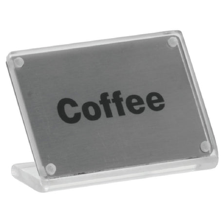 Hubert 52438 - Beverage Sign, "Coffee", 3-5/16" X 2-11/64"H