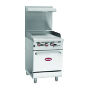 Hubert 182798 - Kratos 24" Range, Natural Gas, 24" Griddle