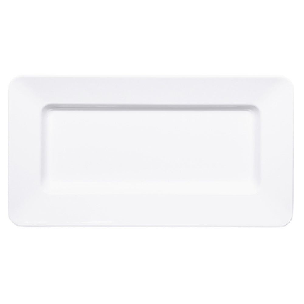 Elite Global Solutions B815RC-W Plate 15"L X 8"W X 1-1/2"H Rectangular