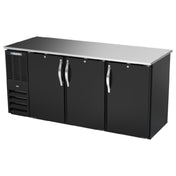 Beverage Air BBN72HC-PT-B - Refrigerated Back Bar Pass-Thru Storage Cabinet, Three-section