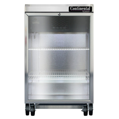 Continental Refrigerator BB24NSSGD Refrigerated Back Bar Cooler 24"W 38-13/16"H