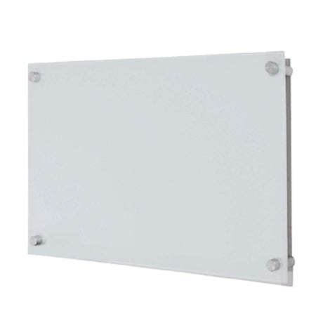 Aarco 6WGB1824NT Pure Glass Markerboard Wall Mount 24"W X 18"H