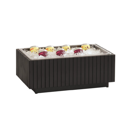 Cal Mil 23784-12-13 Brooklyn Ice Housing 12"W X 20"D X 7"H Features Contemporary V-groove Detailing