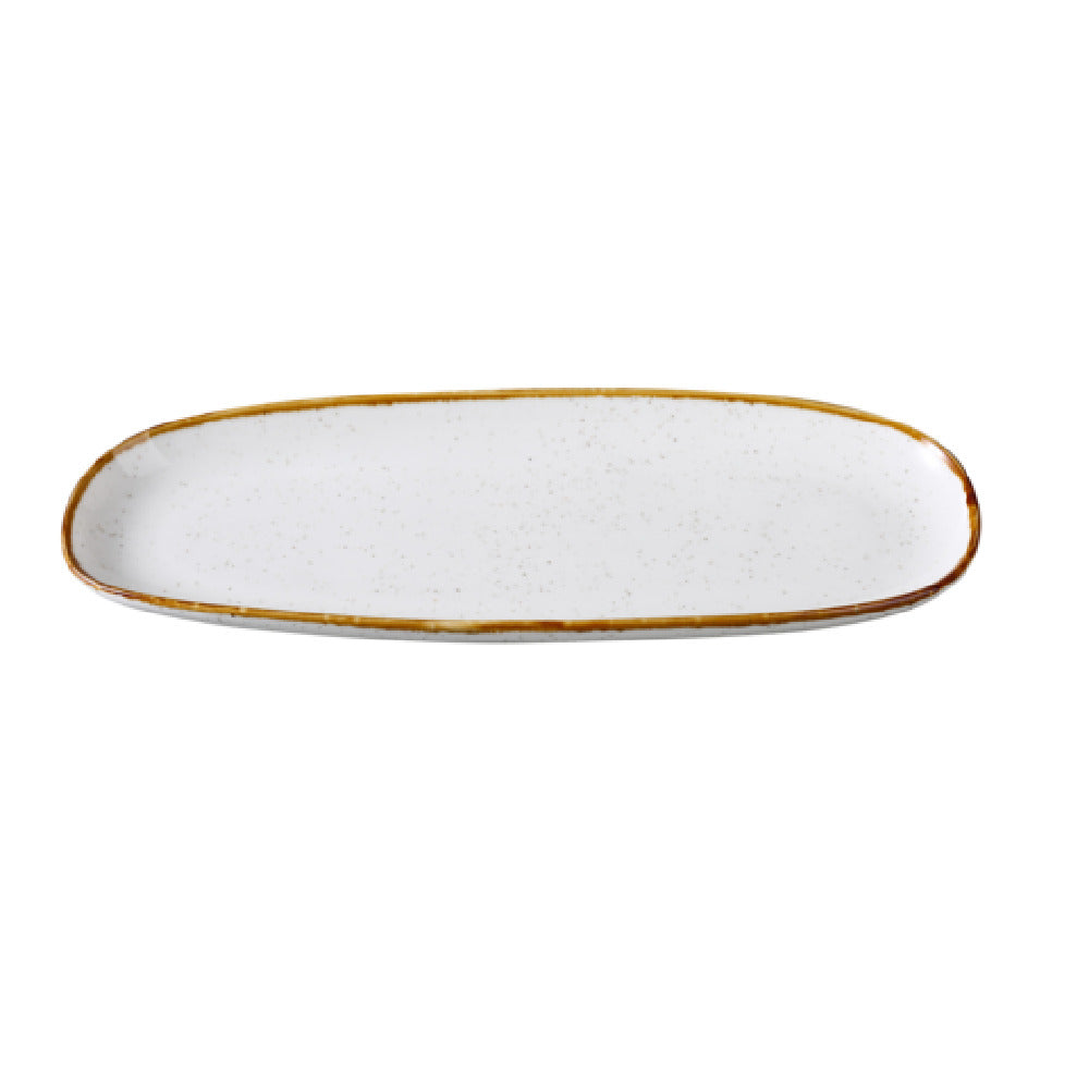 Yanco GL-215 Glory Plate 14 1/8"W X 5 3/8"D X 1 1/4"H Oval