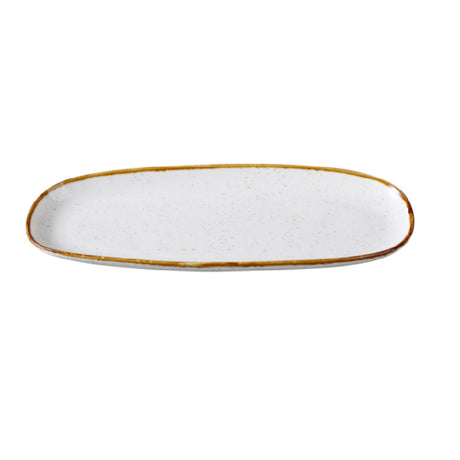 Yanco GL-215 Glory Plate 14 1/8"W X 5 3/8"D X 1 1/4"H Oval