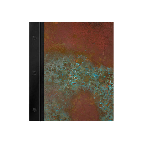 Risch CMBFF-PATINA 8.5X11 Patina Authentic Copper Chicago Menu Board (specify Color)