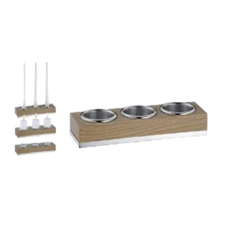 Bauscher Hepp 55.0039.6140 - Tealight Candlestick/Dessert Stand, 8" X 2-1/2" X 1-1/2"