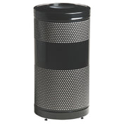 Rubbermaid FGS3ETBKPL - Howard Classics Recycling Receptacle, "Cans Or Bottles", 25 Gallon