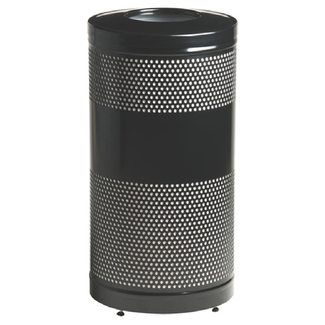 Rubbermaid FGS3ETBKPL - Howard Classics Recycling Receptacle, "Cans Or Bottles", 25 Gallon