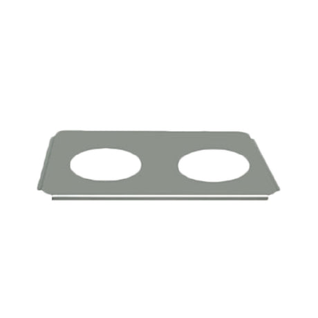 Thunder Group SLPHAP088 Adapter Plate For Round Inserts Two 8-1/2" Openings