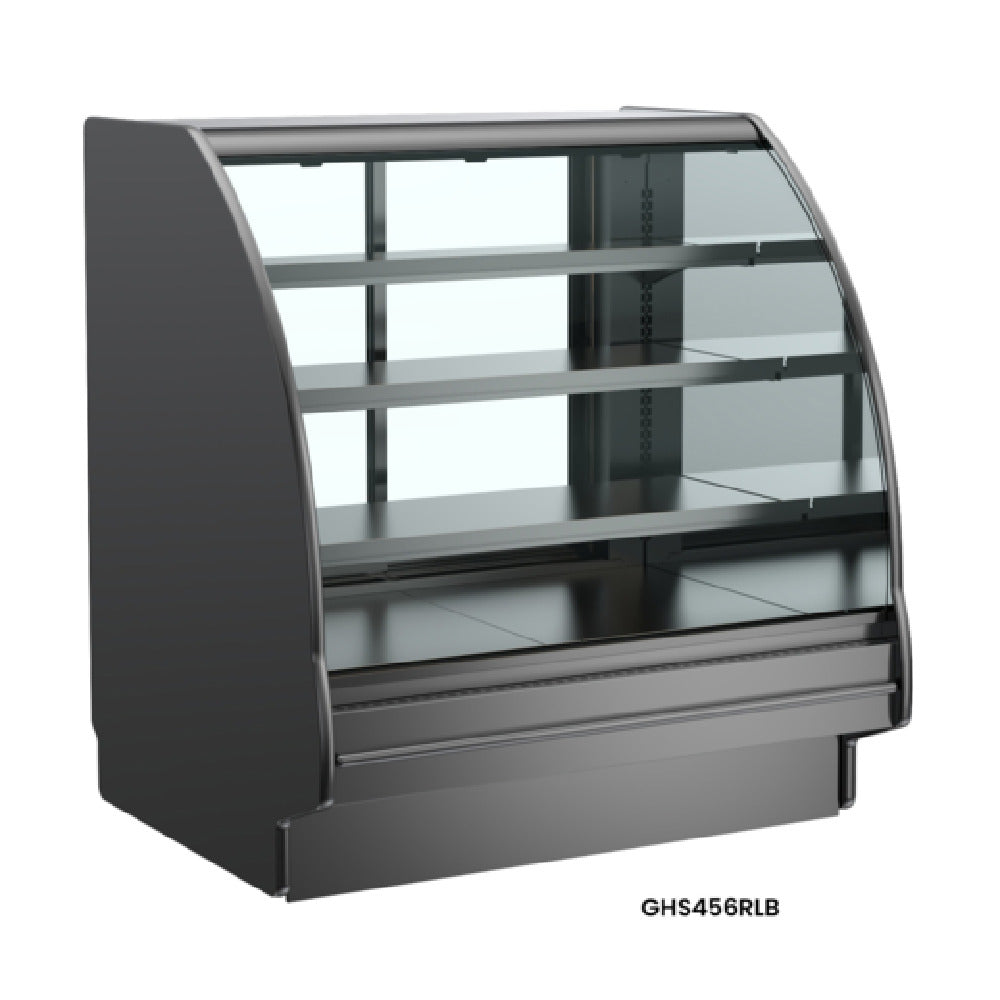 Structural Concepts GHS656RLB (CURVED) Fusion® Refrigerated Service Case 73-1/8"W X 42-3/4"D X 55-1/4"H