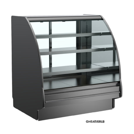 Structural Concepts GHS1256RLB (CURVED) Fusion® Refrigerated Service Case 146-1/4"W X 42-3/4"D X 55-1/4"H