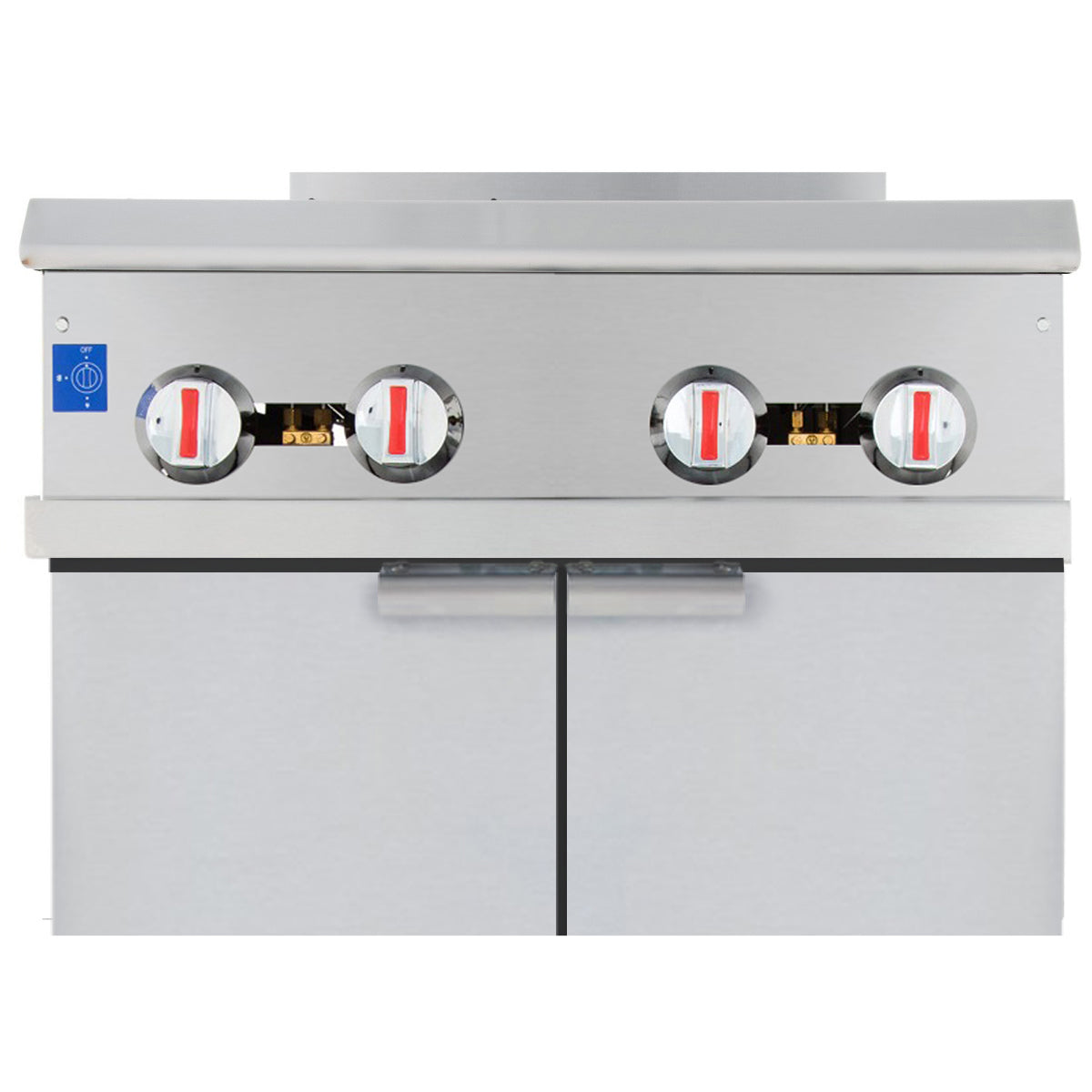Empura Equipment EGR-24FC Single Base Gas Range Natural Gas 24"W X 32-5/8"D X 60-1/8"H