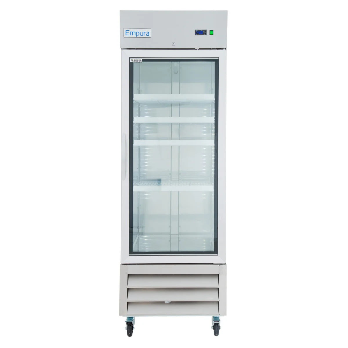 Empura Refrigeration E-KB27FG Reach-In Freezer 26.8"W X 31.9"D X 82.3"H 19 Cu. Ft. Capacity