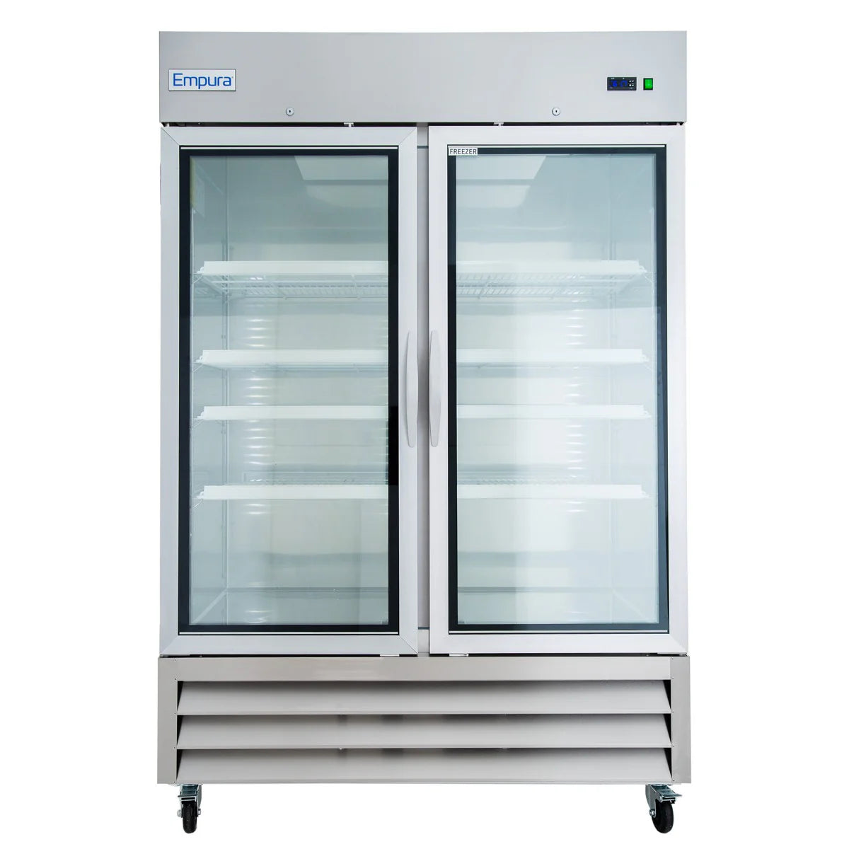 Empura Refrigeration E-KB54FG Reach-In Freezer 53.9"W X 31.9"D X 82.3"H 43.9 Cu. Ft. Capacity