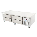 Empura Refrigeration E-KCBR72 Refrigerated Equipment Stand 74"W X 31.9"D X 26"H 10.8 Cu. Ft. Capacity