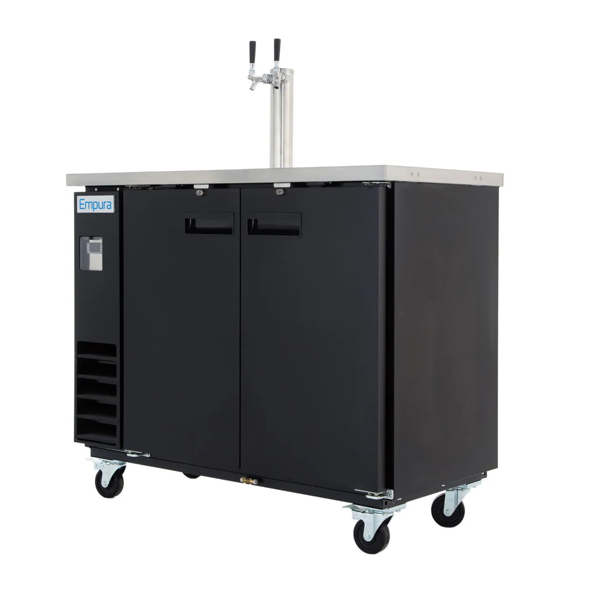 Empura Refrigeration E-KDD2-1 Direct Draw Beer Dispenser 49.1"W X 24.41"D X 41.9"H 12.5 Cu. Ft. Capacity