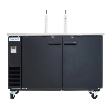 Empura Refrigeration E-KDD3-2 Direct Draw Beer Dispenser 61.1"W X 24.41"D X 41.9"H 16.6 Cu. Ft. Capacity