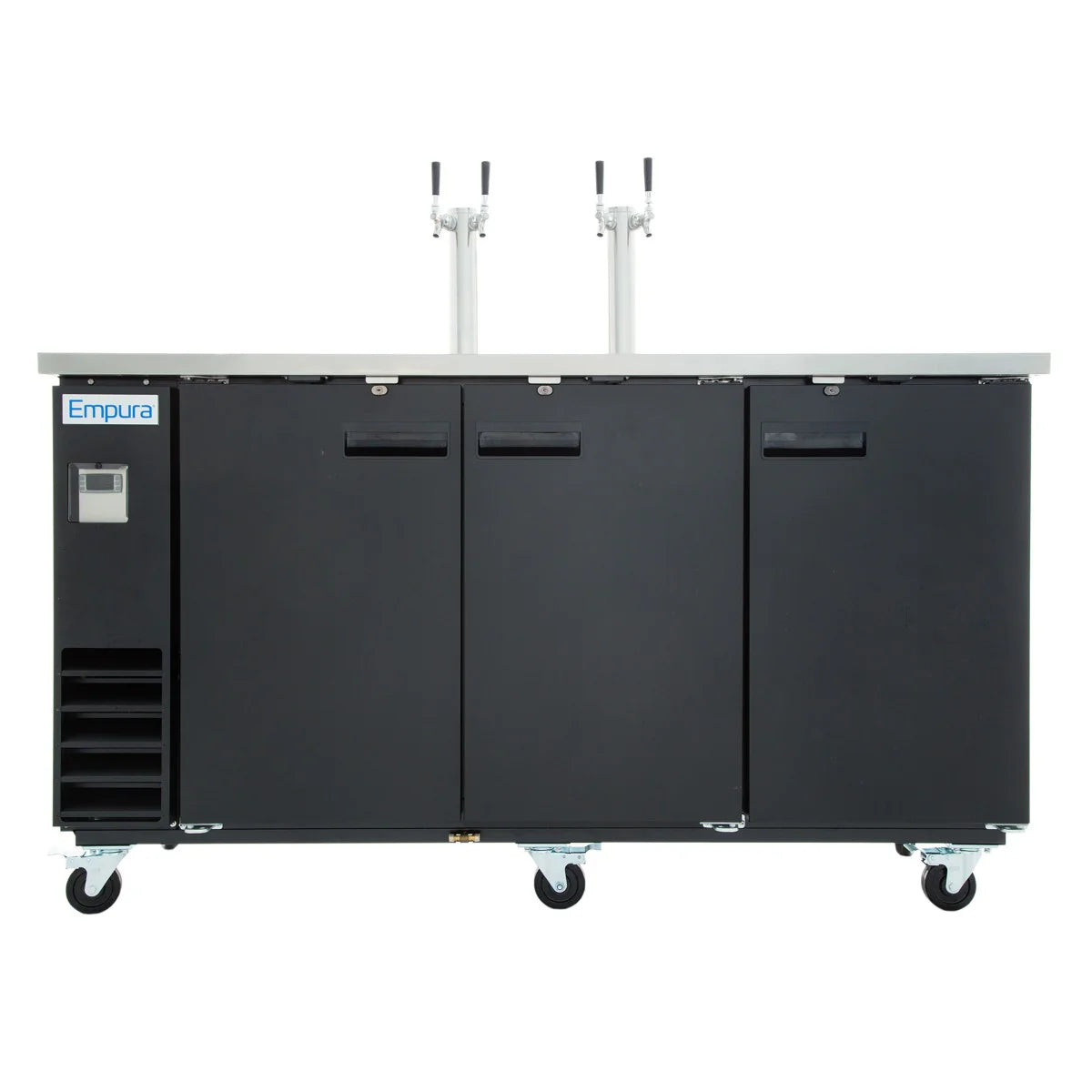 Empura Refrigeration E-KDD4-2 Direct Draw Beer Dispenser 73.1"W X 24.41"D X 41.9"H 20.8 Cu. Ft. Capacity