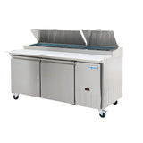 Empura Refrigeration E-KPP67 Pizza Prep Table 70.8"W X 32.3"D X 41.3"H 19 Cu. Ft. Capacity