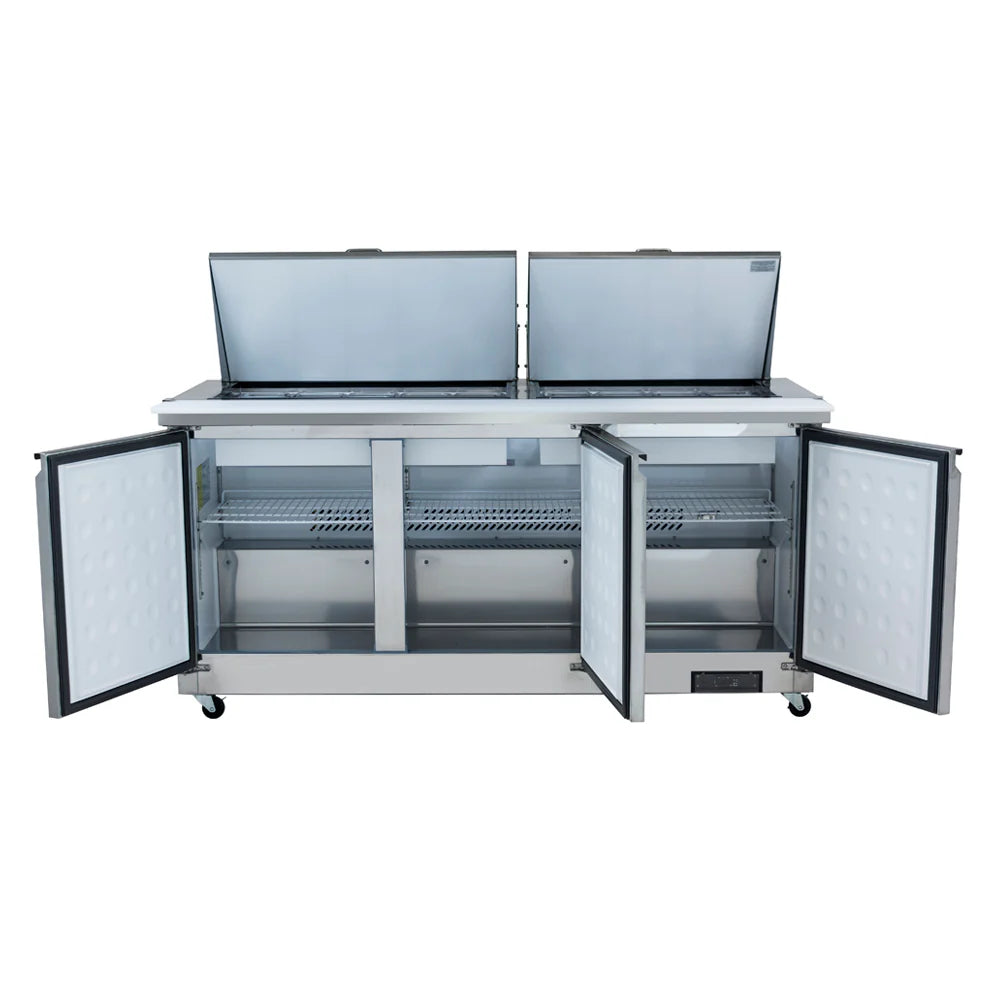 Empura Refrigeration E-KSP72M Refrigerated Sandwich/Salad Mega Top Prep Table 71.7"W X 34.5"D X 43.2"H