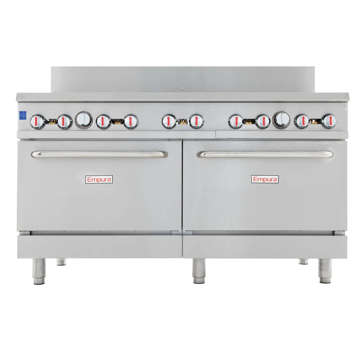Empura Equipment EGR-60_LP Double Base Gas Range Liquid Propane 60"W X 32-5/8"D X 60-1/8"H